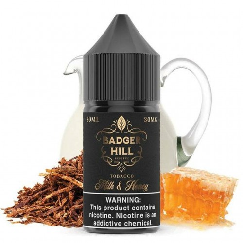 Badger Hill Reserve SALTS Milk & Honey 30ml