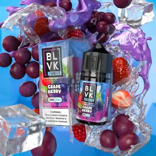 BLVK Frost E-Liquid Grape Berry ICE+ Nicotine Salt 30ml