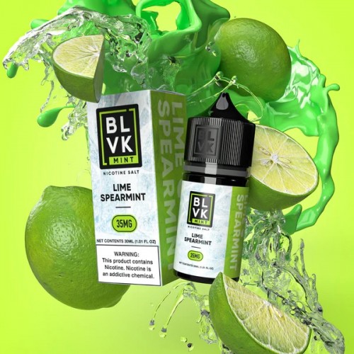 BLVK Mint E-Liquid Lime Spearmint Nicotine Salt 30ml
