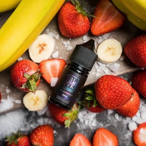 BLVK PINK - Strawberry Banana Ice Nicotine Salt  30ml