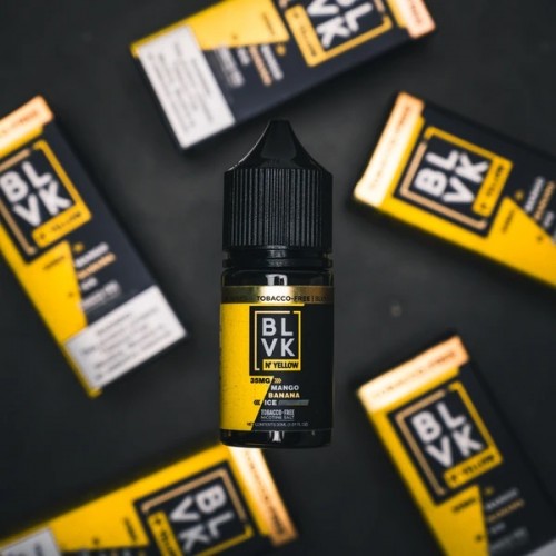 BLVK YELLOW - Mango Banana Ice Nicotine Salt  30ml