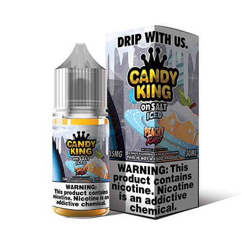 Candy King On Salt ICED Peachy Rings 30ml