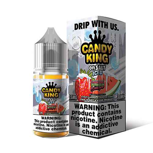 Candy King On Salt ICED Strawberry Watermelon Bubblegum 30ml