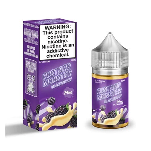 Custard Monster Blackberry Nic Salt 30ml