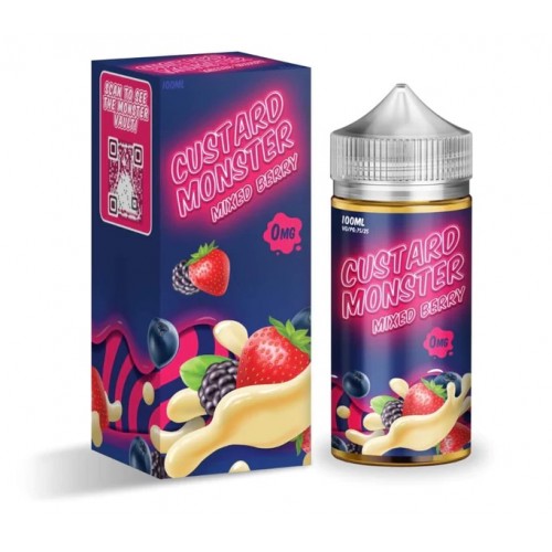 Custard Monster Mixed Berry 100ml (JAPAN Domestic Shipping)