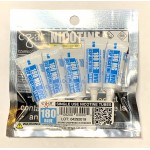 Flavorless Nictoine Liquid,  Czar Nicotine Tube - Blue 180mg, Pack of 5  tubes (0.9ml/tube)