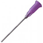 5ml Luer Lock Syringe with Blunt Needle Tip - 16ga. x 1.5inch Purple