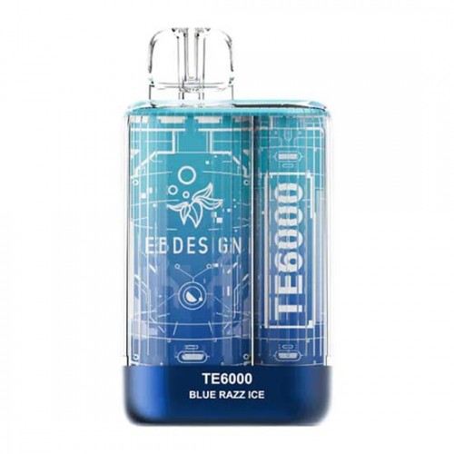 EB Design TE6000 - Blue Razz Ice (Disposable Pod Device)