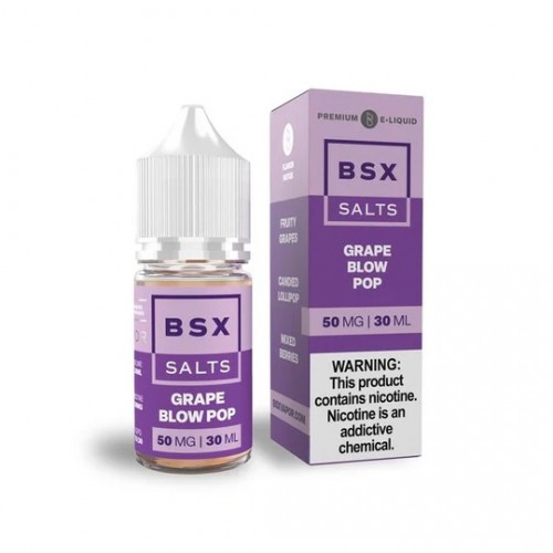 BSX Salts Grape Blow Pop 30ml by Glas