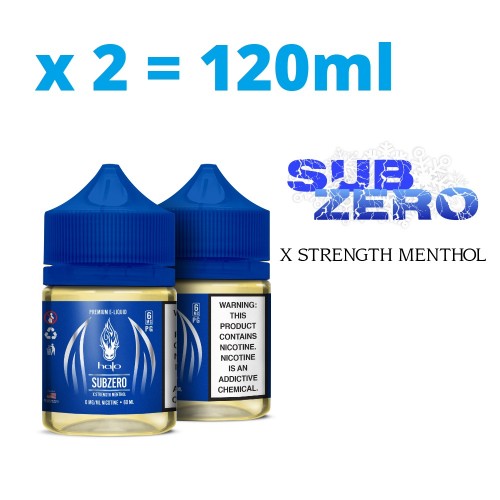 Halo SubZero 120ml  (60ml x 2)