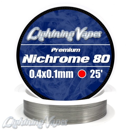 Lightning Vapes - Nichrome 80 Ribbon Flat Wire (JAPAN Domestic Shipping)