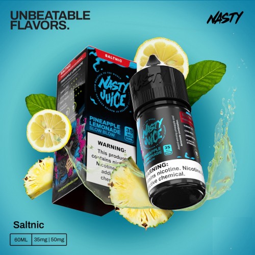 Nasty Salt Pineapple Lemonade 30ml (Slow Blow)