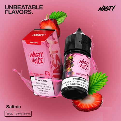 Nasty Salt Strawberry 30ml (Trap Queen)