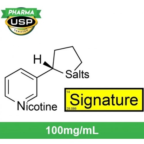 Nude Nicotine Nicotine Salts™ "SIGNATURE™" 100mg/mL ❄ USP Pharma  120ml 