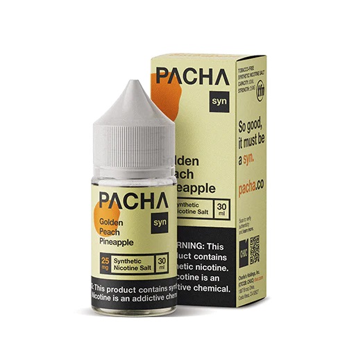 Pacha Syn Salts Golden Peach Pineapple 30ml