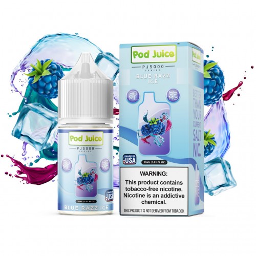 Pod Juice PJ5000 Blue Razz Ice 30ml