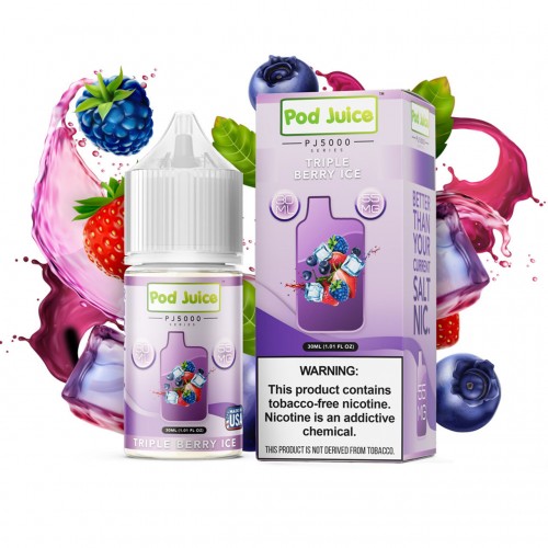 Pod Juice PJ5000 Triple Berry Ice 30ml