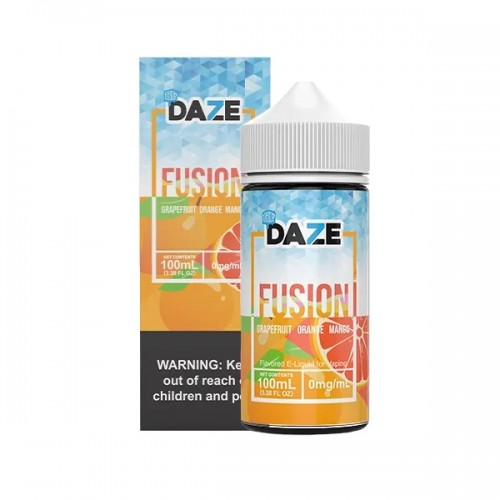 7 Daze Fusion Grapefruit Orange Mango ICED 100ml (JAPAN Domestic Shipping)