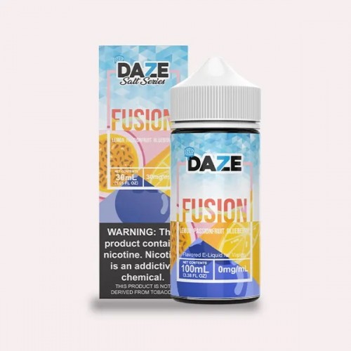 7 Daze Fusion Lemon Passionfruit Blueberry ICED 100ml (JAPAN Domestic Shipping)