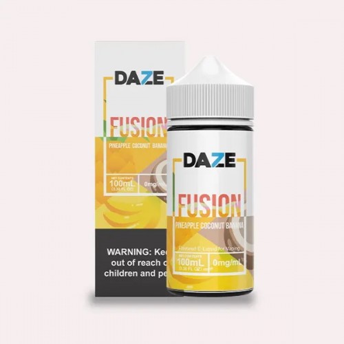 7 Daze Fusion Pineapple Coconut Banana 100ml (JAPAN Domestic Shipping)