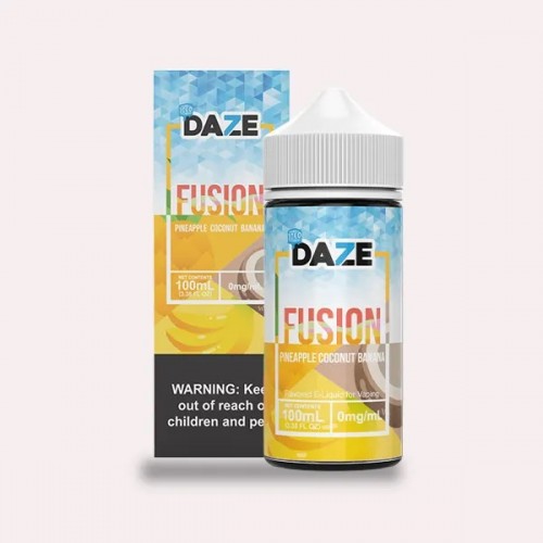 7 Daze Fusion Pineapple Coconut Banana ICED 100ml