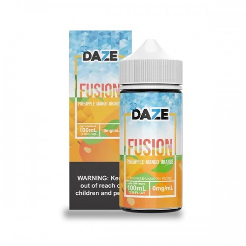 7 Daze Fusion Pineapple Mango Orange ICED 100ml (JAPAN Domestic Shipping)