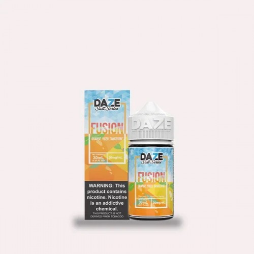 7 Daze Fusion SALT Orange Yuzu Tangerine ICED 30ml