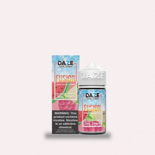 7 Daze Fusion SALT Raspberry Green Apple Watermelon ICED 30ml