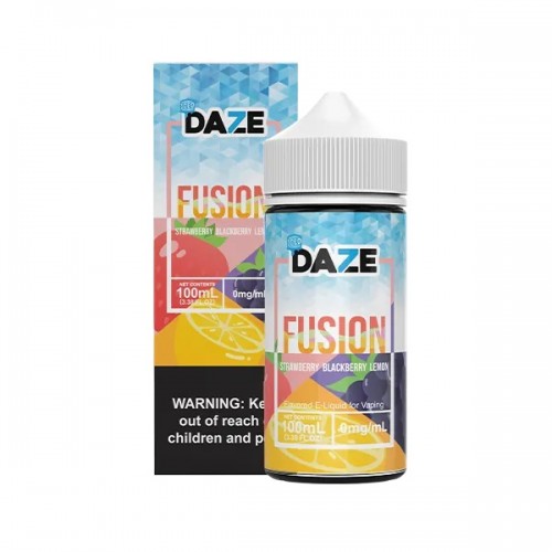 7 Daze Fusion Strawberry Blackberry Lemon ICED 100ml (JAPAN Domestic Shipping)