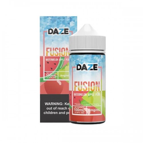 7 Daze Fusion Watermelon Apple Pear ICED 100ml (JAPAN Domestic Shipping)