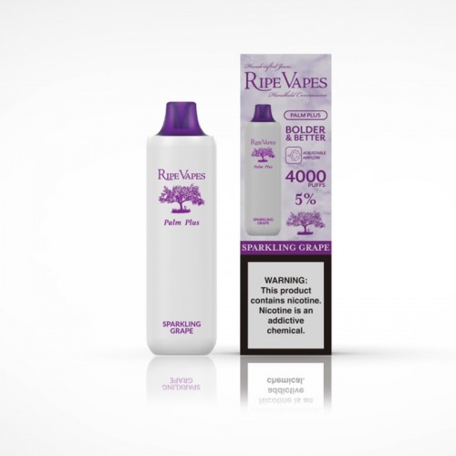 Ripe Vapes  Palm Plus 4000 Puffs Disposable - Sparkling Grape