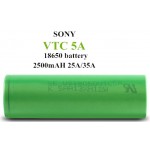 AUTHENTIC!  Sony VTC5A 18650 2500mAh 25A Battery - Flat Top (JAPAN Domestic Shipping)