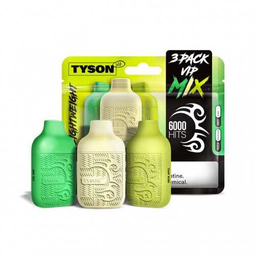 Tyson 2.0 Lightweight 6K Puffs 12ML Disposable Device - VIP Mix