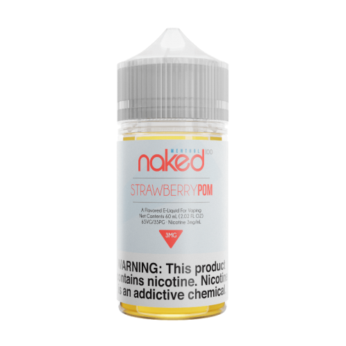 Naked 100 Menthol - Strawberry Pom (Brain Freeze) 60ml