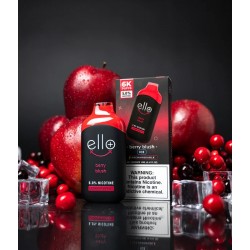 BLVK Ello Plus 使い捨てデバイス 6000 パフ - ベリーブラッシュ