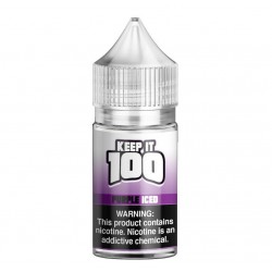 Keep It 100 Synthetic Nicotine Salt パープルアイス 30ml Keep It 100 Synthetic Nicotine Salt パープルアイス 30ml