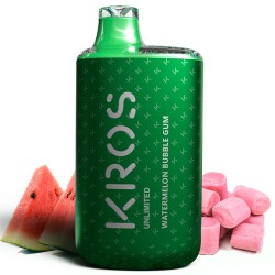 KROS 3 Unlimited 6000 Puffs Disposable - ウォーターメロンバブルガム