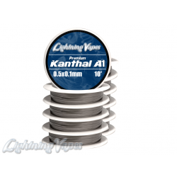 Lightning Vapes Kanthal A1 Resistance リボンフラットワイヤー (日本国内配送)