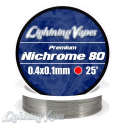 Lightning Vapes - Nichrome 80 リボンフラットワイヤー (日本国内配送)