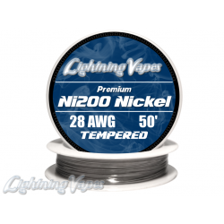 Lightning Vapes - Tempered Ni200 ピュア ニッケルワイヤー (日本国内配送)
