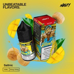 *クリアランスセール* Nasty Salt マンゴー・バナナ 30ml (クッシュマン・バナナ) *クリアランスセール* Nasty Salt マンゴー・バナナ 30ml (クッシュマン・バナナ)