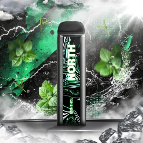 North 使い捨てデバイス 5000 Puffs 550mAh 10ml 5%  - メンソール