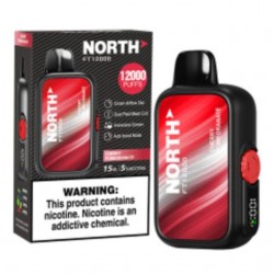 North FT12000 使い捨てデバイス - チェリー・ポメグラネイト