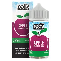 *クリアランスセール* Reds E-Juice アップル ベリーズ・アイス 100ml (日本国内配送)